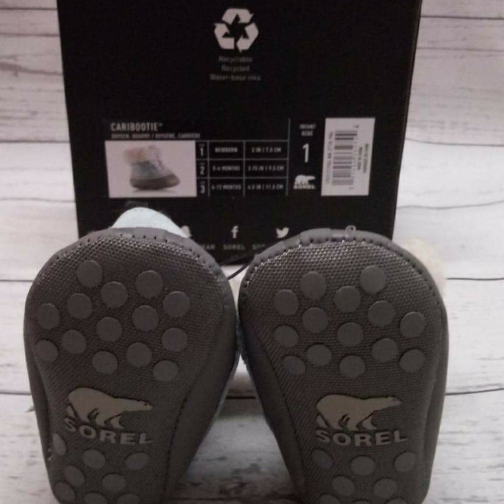 Baby caribootie sorel blue size 1 newborn - Picture 4 of 5